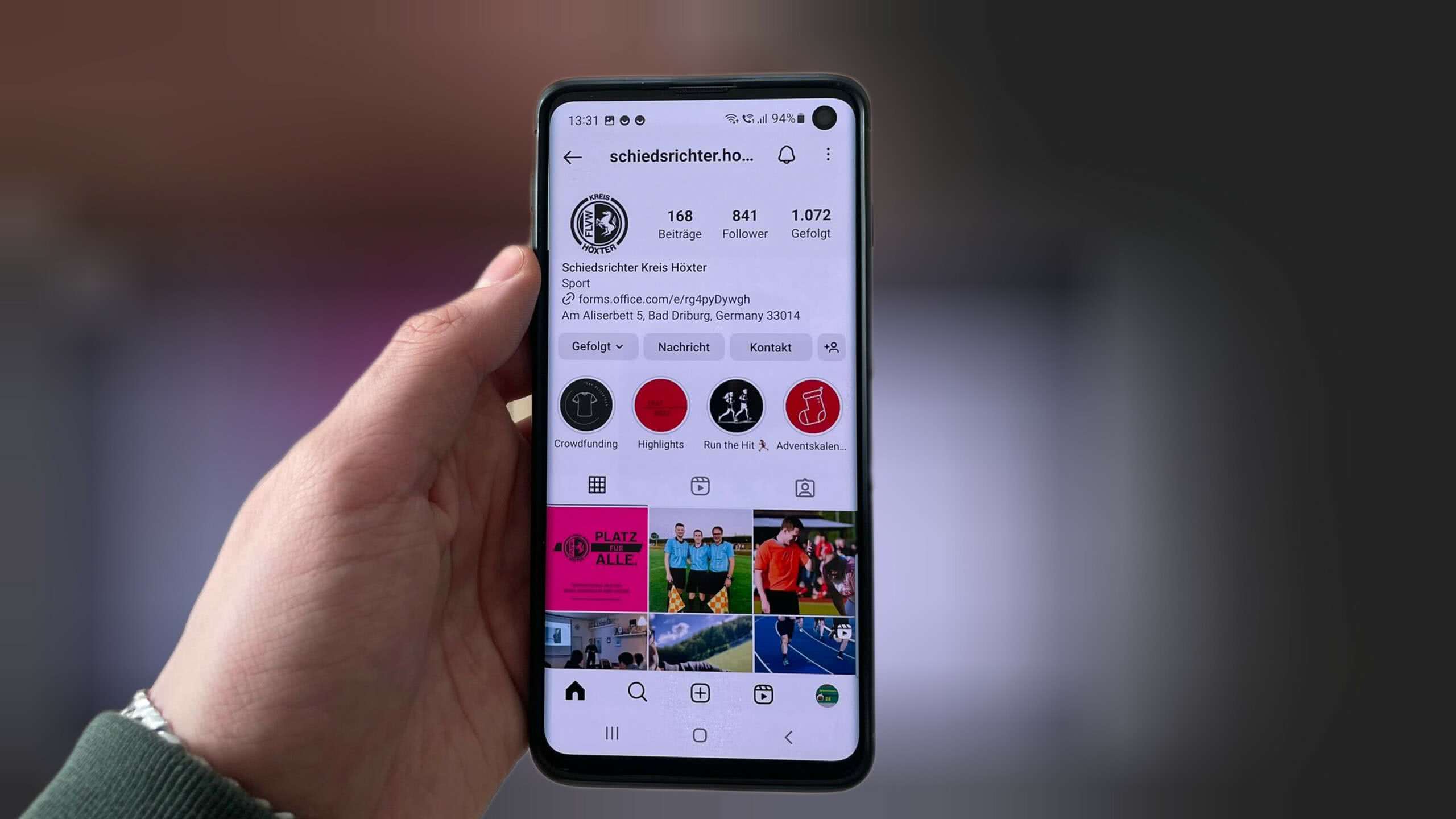 Insta Account Schiris Kreis Höxter