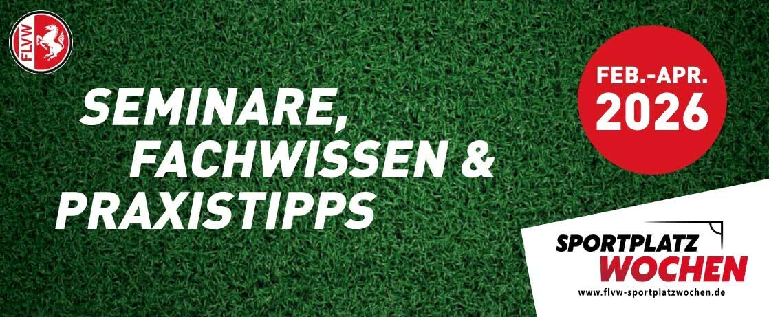 Jetzt geht`s los: Die FLVW-Sportplatzwochen 2026 starten!