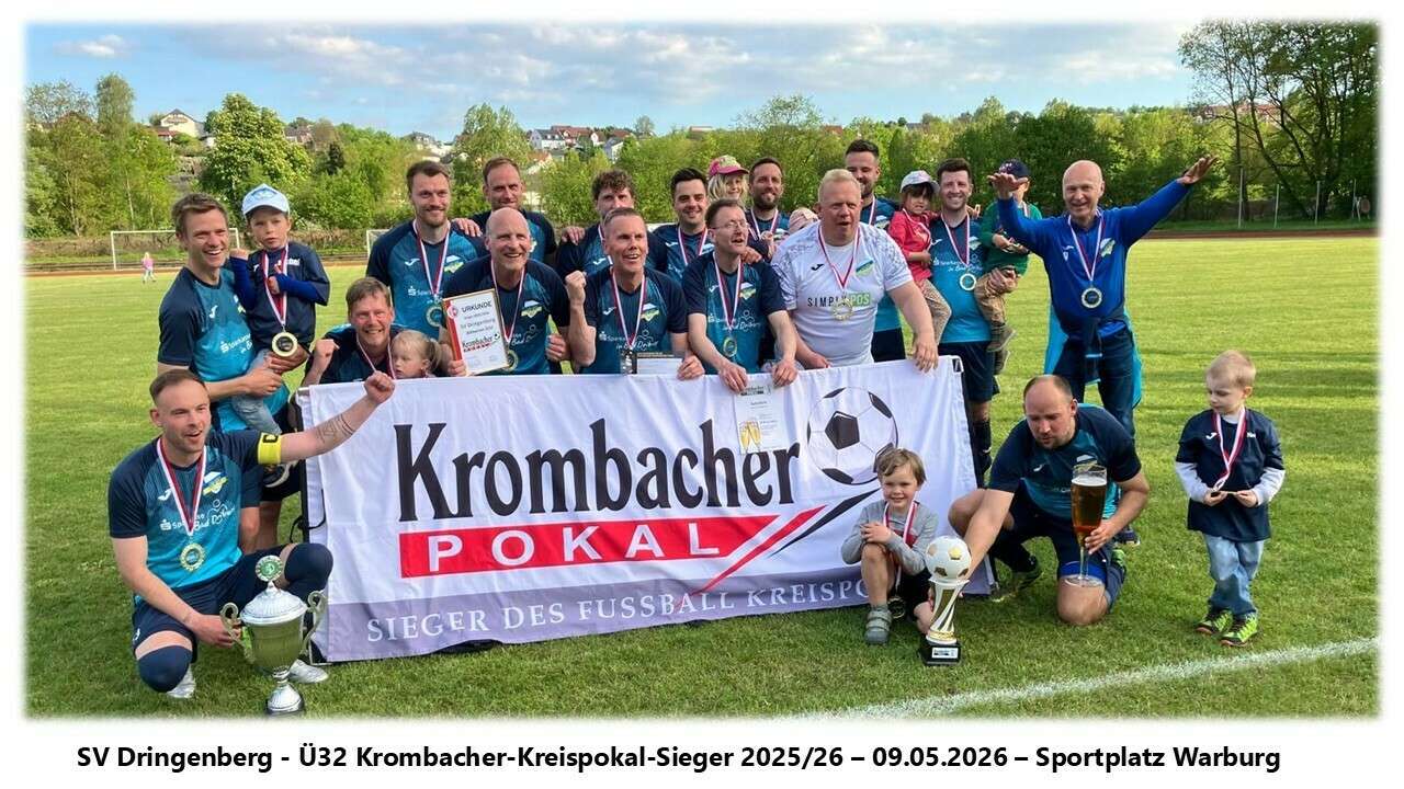 Sieger - Ü32 Krombacher-Kreispokal - SV Dringenberg